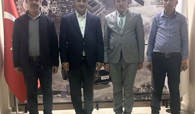 Şoförler Odası Başkanı Arslan’dan Müdür Baykara’ya ziyaret