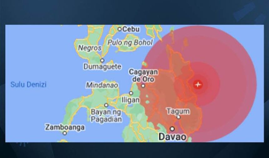 Filipinler 7.6 şiddetinde deprem