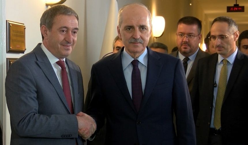 Kurtulmuş HEDEP grubunu ziyaret etti