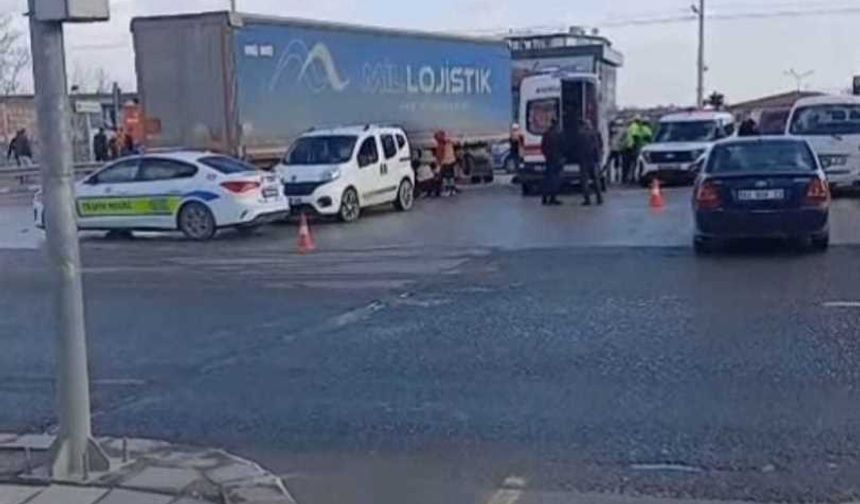 Malatya'da TIR'ın çarptığı kişi öldü