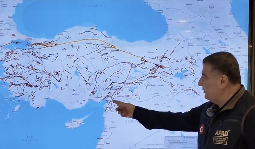 AFAD, Türkiye'deki diri fay segmenti sayısını açıkladı