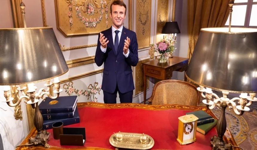 Cumhurbaşkanı  Macron'un bal mumu heykeli çalındı