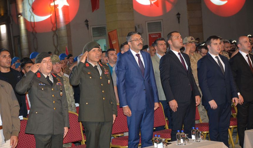 Hakkari'de 15 Temmuz anma programı
