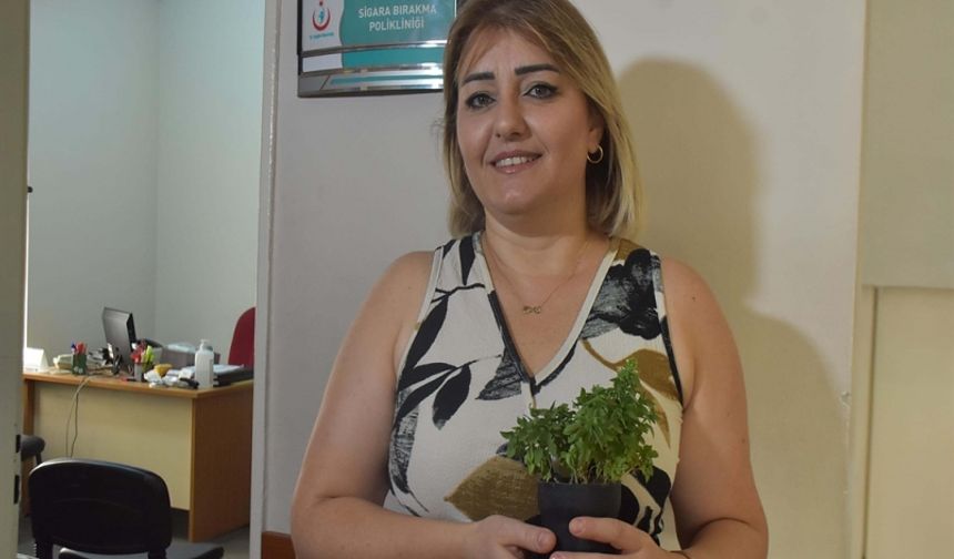 Sigarayı bırakan 25 yıllık tiryaki, kül tablasını saksıya çevirdi