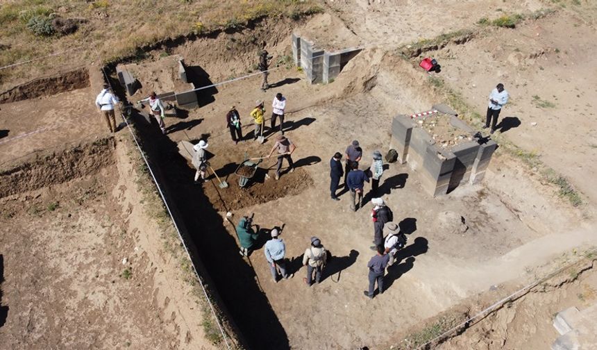 Süphan Dağı eteğindeki Kef Kalesi'nde 49 "fil ayağı" gün yüzüne çıkarıldı
