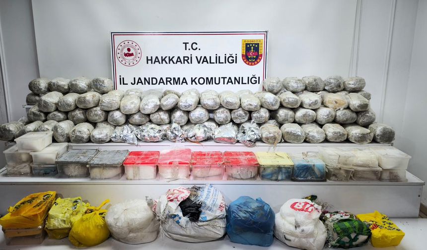 Hakkari'de zehir tacirlerine darbe!