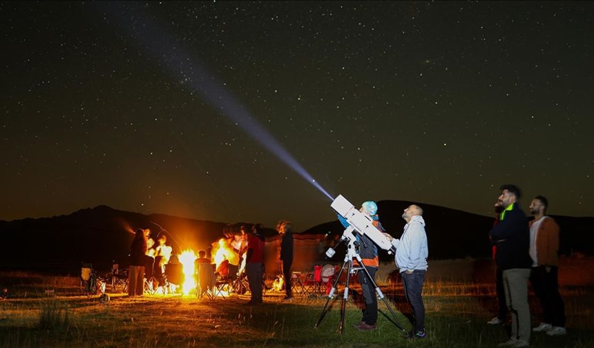 Astronomi meraklıları Alandeşt Yaylası'nda buluştu