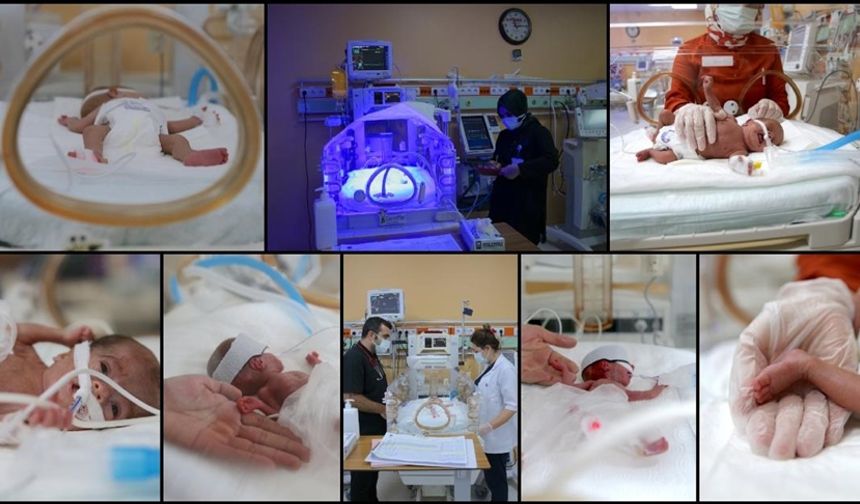Van'da prematüre bebekler hayata tutunuyor