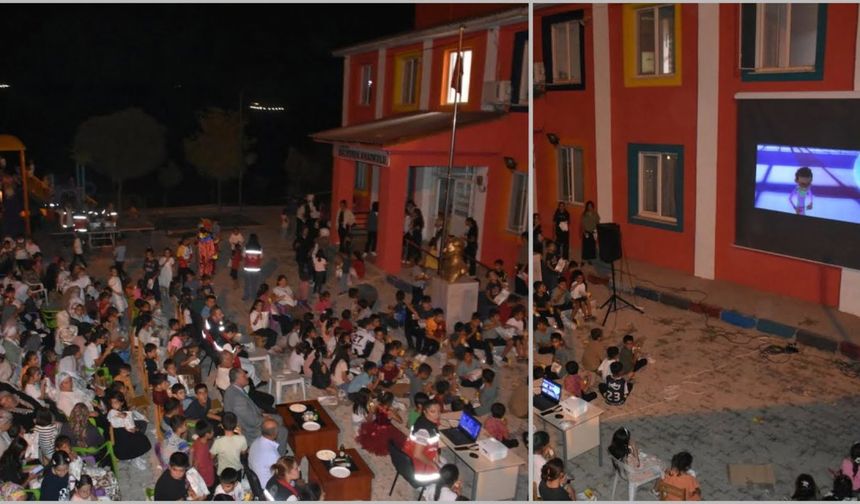 Şırnak’ta köylerde 4 bin 500 çocuk sinema ile buluştu