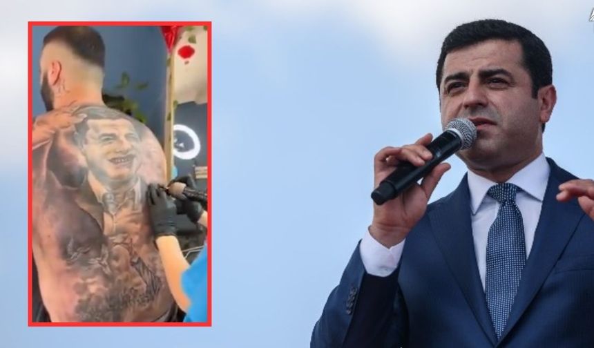 Demirtaş dövmesi sosyal medyada viral oldu