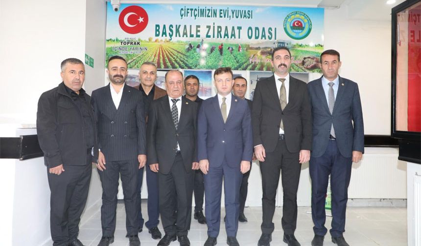 Kaymakam Erdoğan'dan Başkale Ziraat Odası'na ziyaret