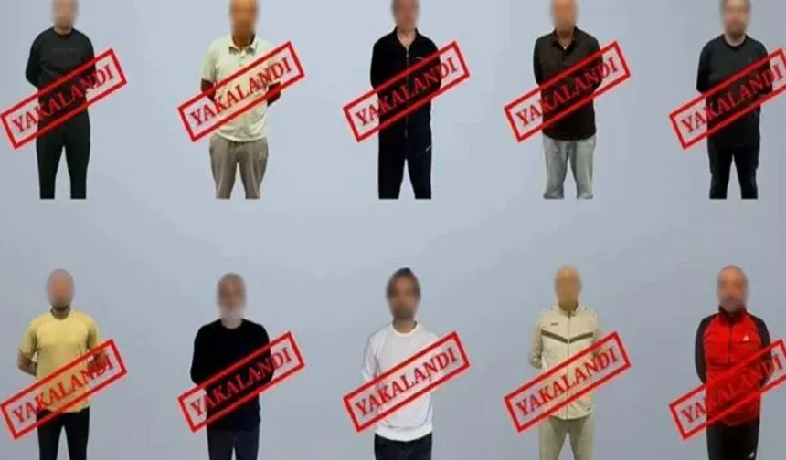 Aranan 10 şahıs Türkiye'ye getirildi