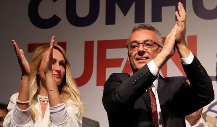 KKTC'de seçimi muhalefetin lideri Tufan Erhürman kazandı