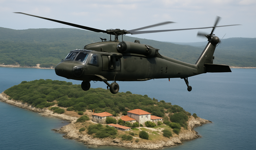 Komisyon üyeleri helikopterle İmralı’ya gidiyor