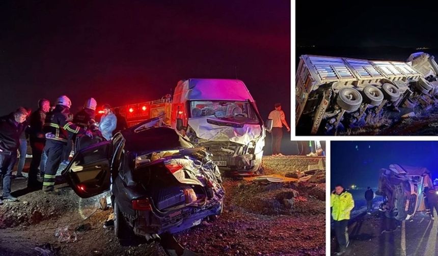 Diyarbakır-Batman karayolunda  kaza: 3 ölü