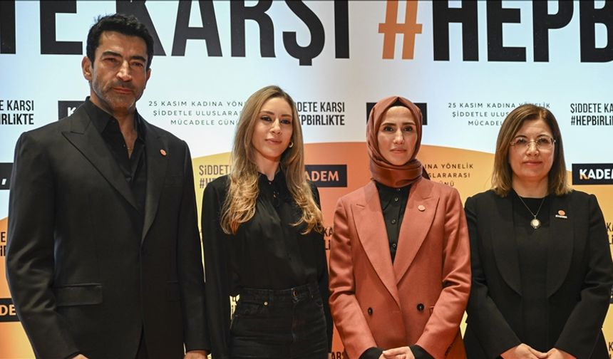 KADEM "Şiddete Karşı Hep Birlikte" kampanyasını başlattı