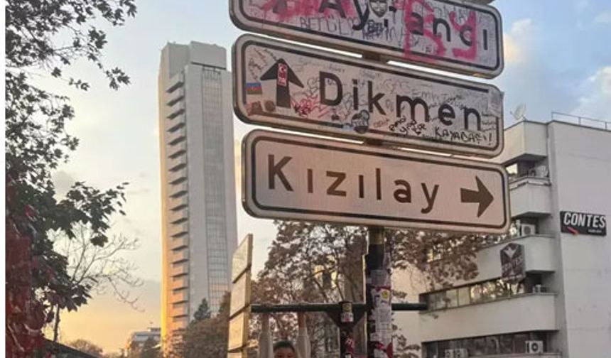 Kızılay tabelası, 4'üncü kez yenilendi