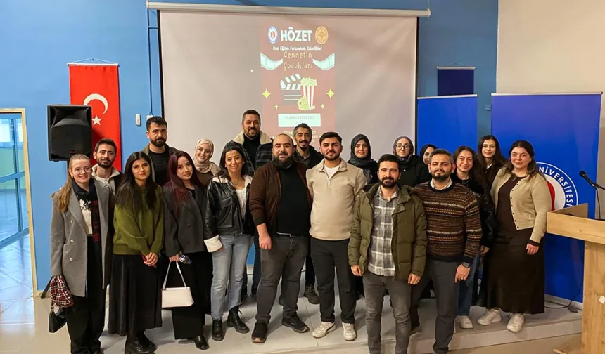 HÖZET Öğrenci Topluluğundan film gösterimi etkinliği