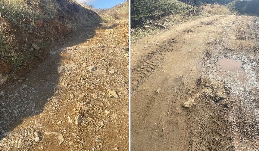 Aydınlık mahallesinin bitmeyen yol çilesi