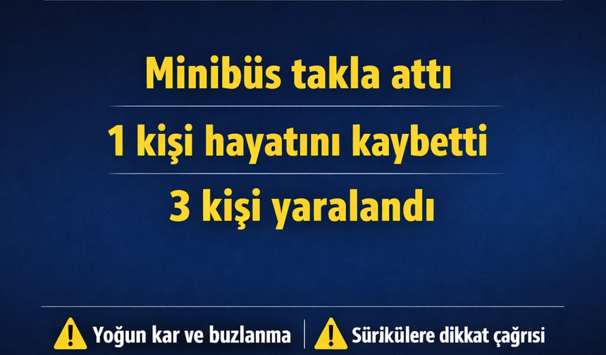 Van'da gizli buzlanma can aldı: 1 ölü,