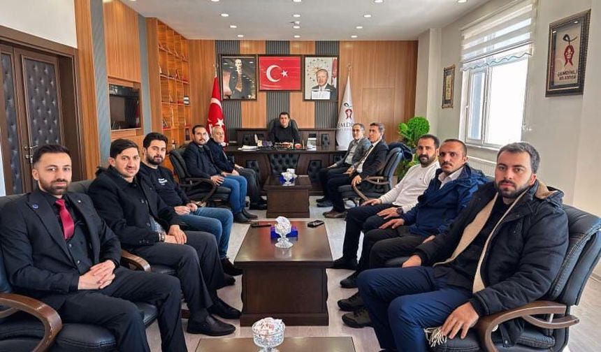 Şemdinli STK Platformu’ndan Başkan Şakar’a ziyaret