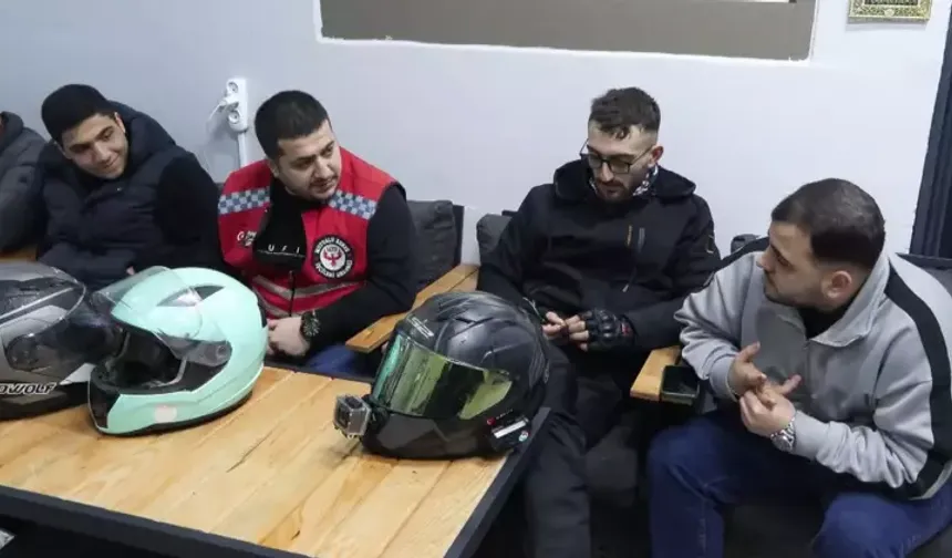 Motokuryelerden “can güvenliği” eylemi