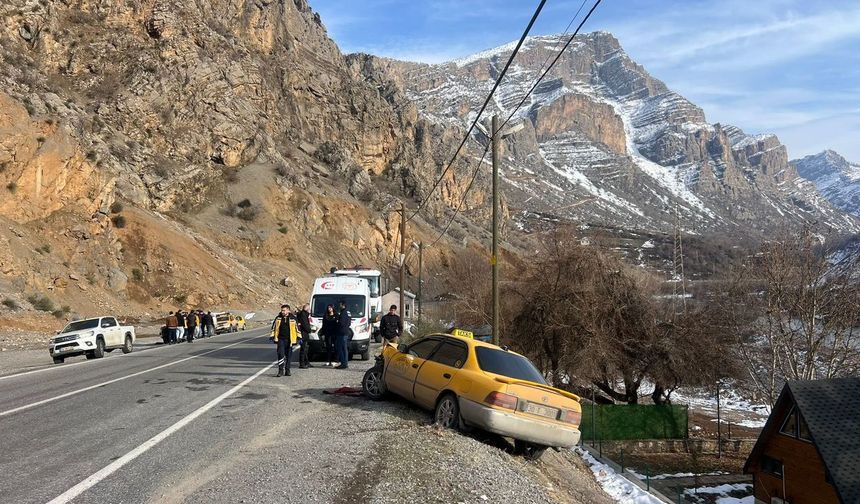 Hakkari Çukurca’da trafik kazası