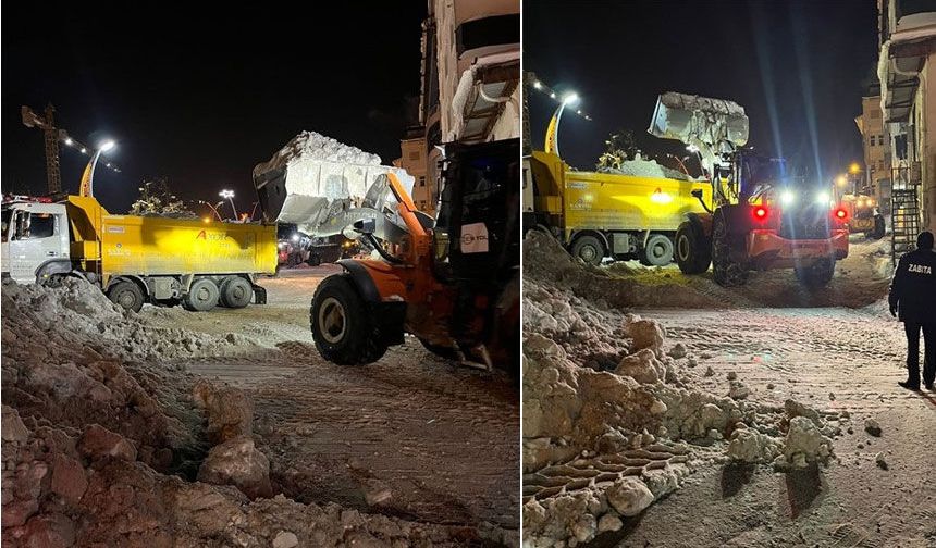 Hakkari’de 60 bin ton kar şehir dışına taşındı