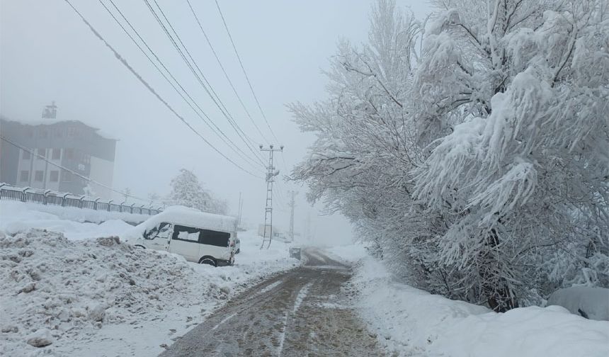 Hakkari'de kar yaşamı olumsuz etkiledi