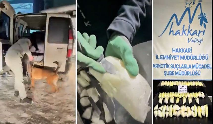 Hakkari’de 28 Kilo 600 gram metamfetamin ele geçirildi