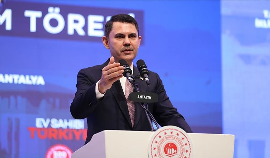 Bakan Kurum: Sosyal konutların ilk teslimi 2027’de