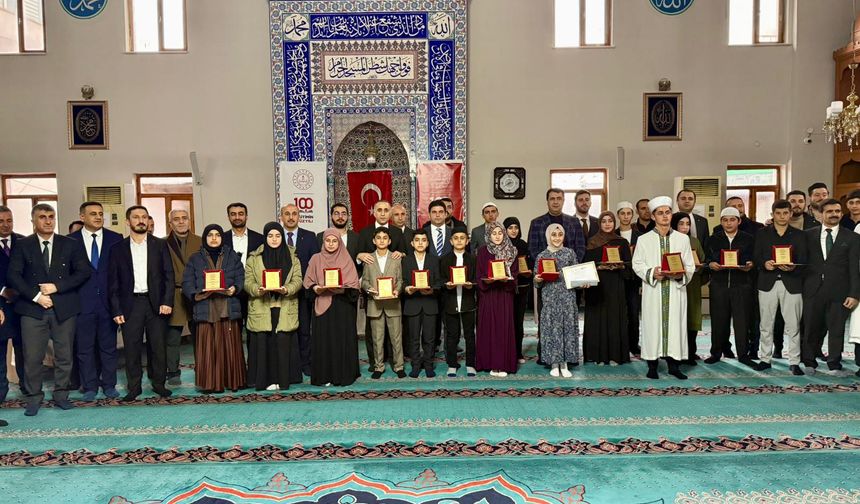 Kur’an Tilavetinde Hakkari il birincileri belli oldu
