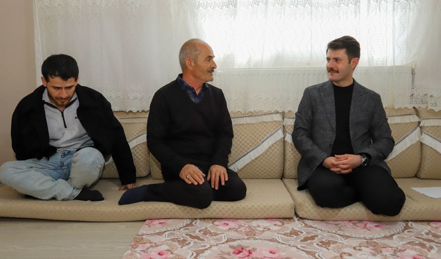 Kaymakam Cebeci hane ziyaretleri gerçekleştirdi