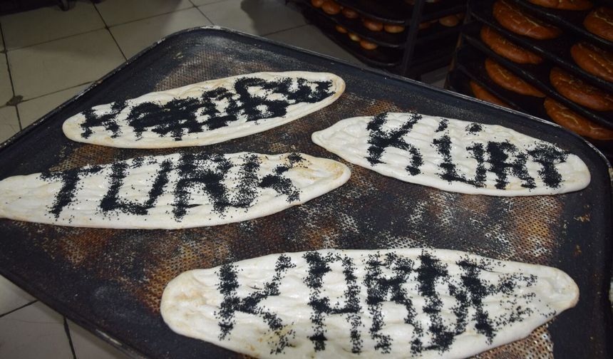 Fırın işletmecisinden ramazan pidesiyle 'kardeşlik' mesajı