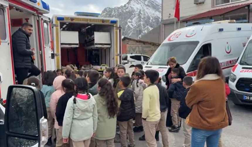 Hakkari’de Ramazan Programı kapsamında 112 tanıtımı