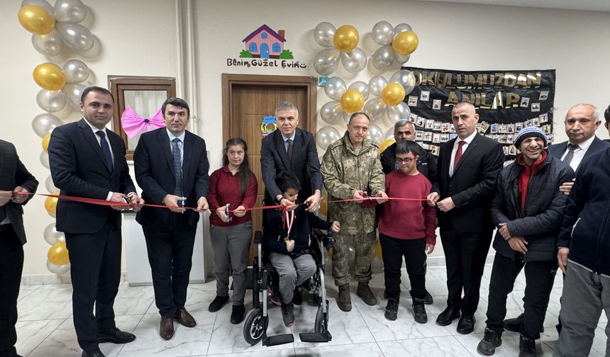 Yüksekova'da özel gereksinimli öğrenciler için "Uygulama Evi" açıldı