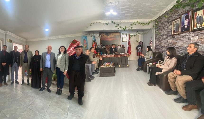 Hakkari’de DEM Parti heyetinden esnaf odalarına ziyaret