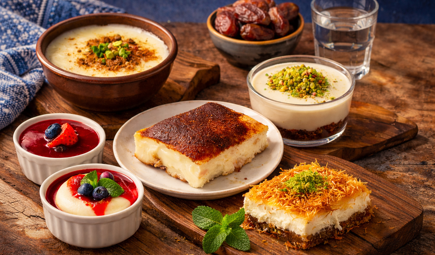 İftar sonrası sütlü tatlı tüketimi önerisi