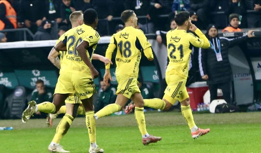 Fenerbahçe Kocaelispor deplasmanında kazandı