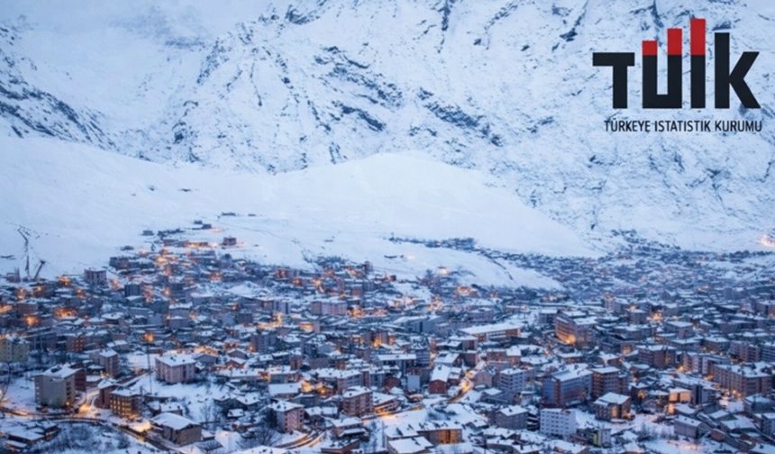 2025 yılında Hakkari nüfusu azaldı