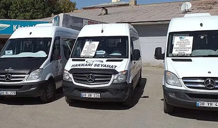 Hakkari-Van ulaşım ücretlerine zam yapıldı