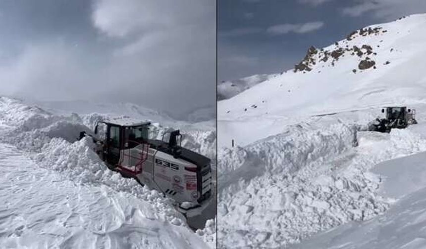 Hakkari’de kapanan yol ulaşıma açıldı