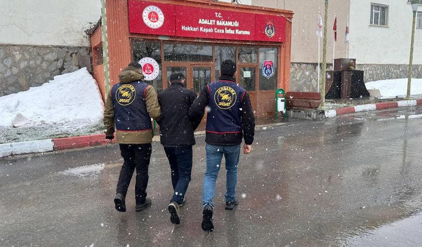 Hakkari’de aranan hükümlü sınır kapısında teslim oldu