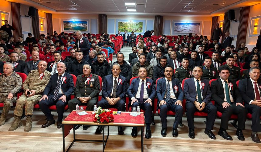 Hakkari'de Çanakkale Deniz Zaferi programı