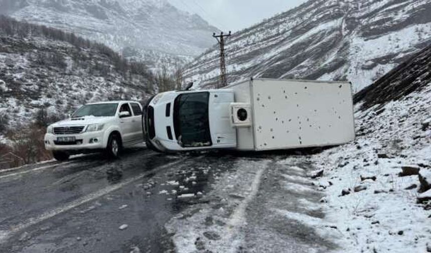 Hakkari’de trafik kazası: 1 yaralı