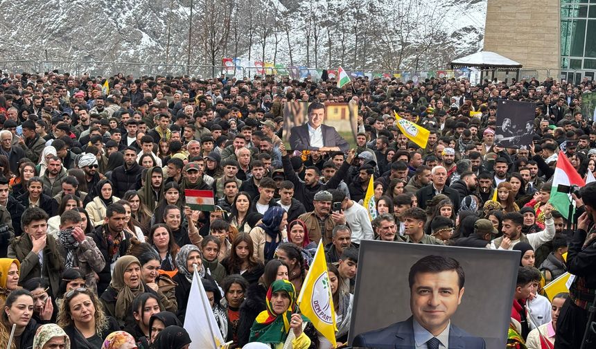 Hakkari’de Newroz kutlamaları başladı