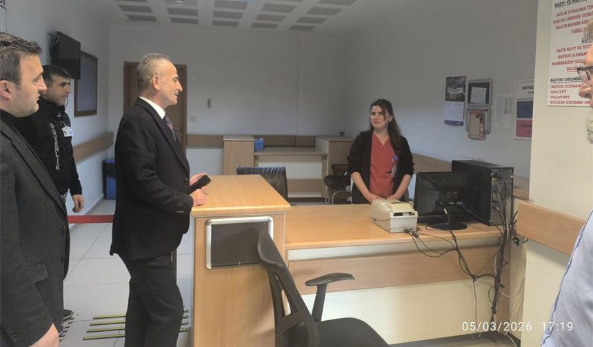 Müdür Kara'dan Çukurca Devlet Hastanesine ziyaret