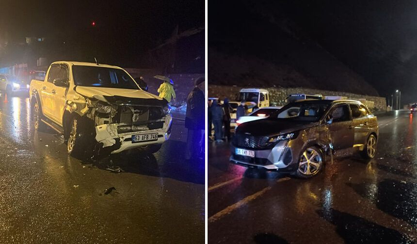 Hakkari’de trafik kazası: 2 yaralı