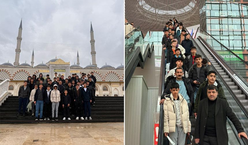 Hakkarili öğrencilerin İstanbul gezisi tamamlandı