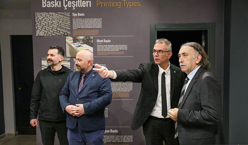 Rektör Gençcelep, Hurufat Baskı Müzesi’ni ziyaret etti
